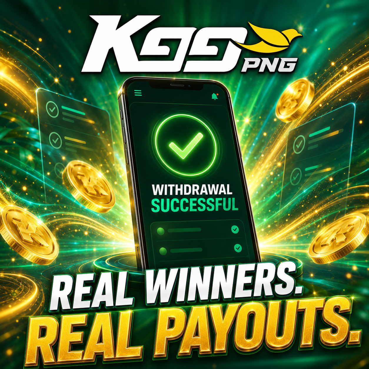 K99PNG — Real Winner, Real Payout